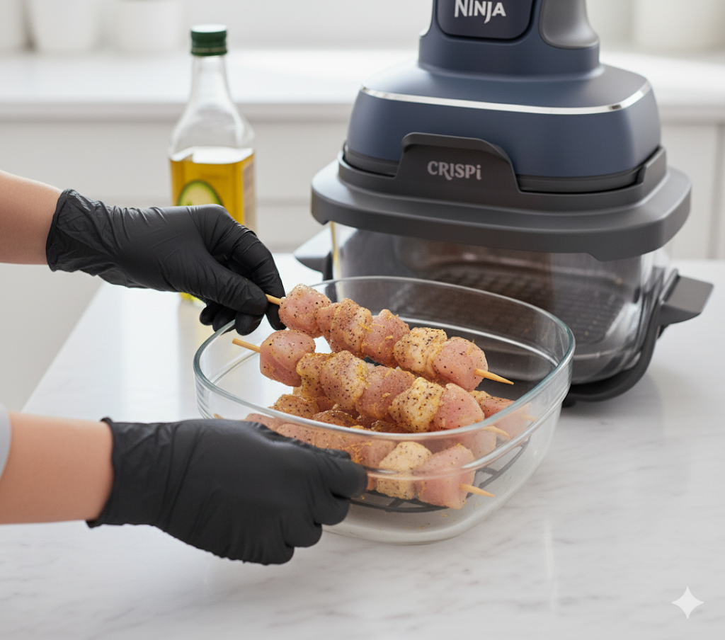 π Air Fryer Lemon Pepper Chicken Skewers β Ninja Crispy Recipe Img 8690