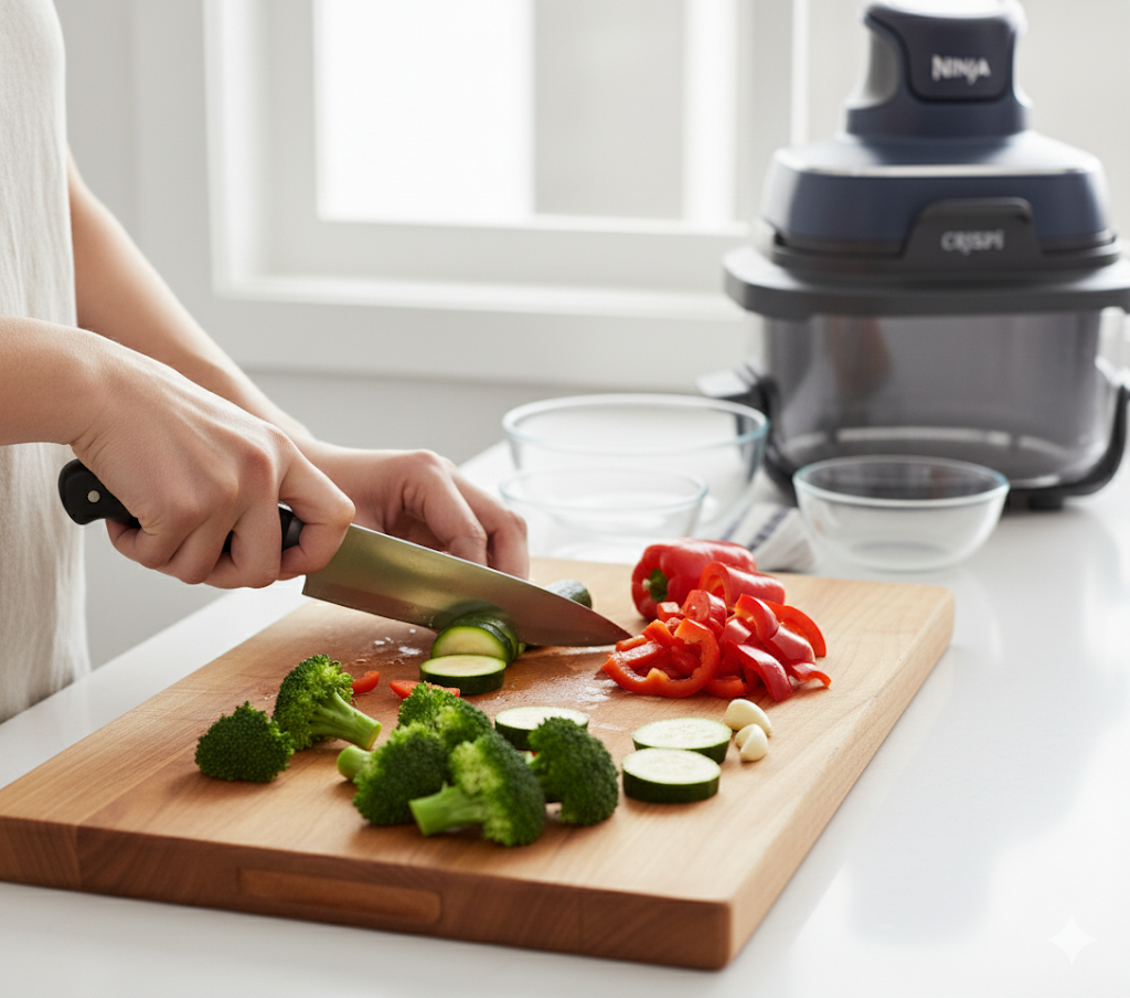 High Protein Vegetarian Pasta Bake (Air Fryer Ninja Recipe) Img 8730